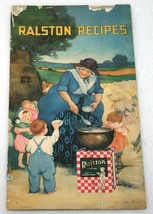 Antique 1920 RALSTON Wheat Cereal PURINA Recipes Pamphlet Booklet Fairy ... - $14.84