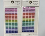 Noted By Post It Planner Stickers 216 Total 3 Sheets Planner Stickers 2 ... - $13.43