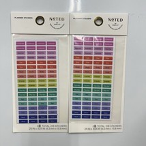 Noted By Post It Planner Stickers 216 Total 3 Sheets Planner Stickers 2 ... - £10.50 GBP