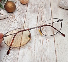 Tura Metal Oval Eyeglasses FRAME ONLY - N430 47-21-125 Italy Vintage - $31.63