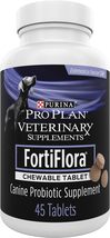 Purina Pro Plan Veterinary Supplements FortiFlora Chewable Dog Probiotic Supplem - £31.44 GBP