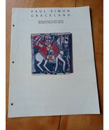 Paul Simon: Graceland Sheet Music 1986 - $121.32 CAD