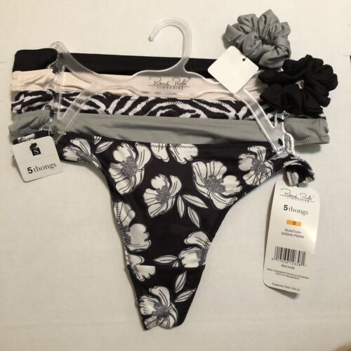 Juicy Couture ~ Women's Bikini Underwear Panties Cotton Blend 5-Pair medium