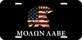 Molon Labe Spartan Come Take Them 2ND Amendment Guns Aluminun License Plate 09 - £10.13 GBP+