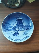 BING & GRONDAHL Vintage 1996 Christmas Plate Winter at the Old Mill - $9.90