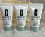 3X CLINIQUE ALL ABOUT CLEAN 2-IN-1 CLEANSING + EXFOLIATING JELLY = 3oz 9... - $12.82