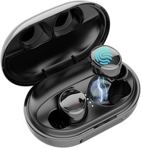 True Wireless Earbuds, Bluetooth 5.0 Headphones with Touch Control Noise Cancell - £15.19 GBP