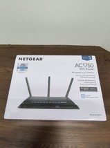 Netgear AC1750 R6400-100NAS 1300 Mbps 4-Port Gigabit Wireless AC Router ... - $71.99