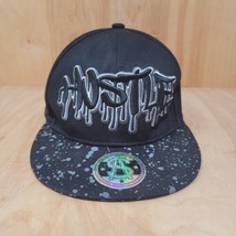 Sole Addiction Premium Mens HUSTLE SnapBack Hat Cap Black One Size Fits ... - £14.02 GBP