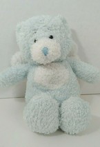 Baby Ganz soft plush blue white teddy bear angel wings eyebrows sound dead - £7.90 GBP