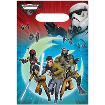 Star Wars Rebels Party Favor Treat Loot Bags 8 Count Birthday Party Supp... - $3.25