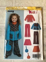 Jacket Pants Purse New Look 6423 Simplicity Sewing Pattern Girls A 3 4 5 6 7 8 - £16.32 GBP