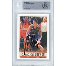 Candice Dupree Phoenix Mercury Signed 2016 WNBA Beckett BGS On Card Auto Slab - £53.72 GBP