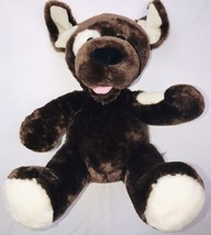 Build A Bear Brown White Puppy Dog Plush Retired Stuffed Animal Spot Eye... - $20.00