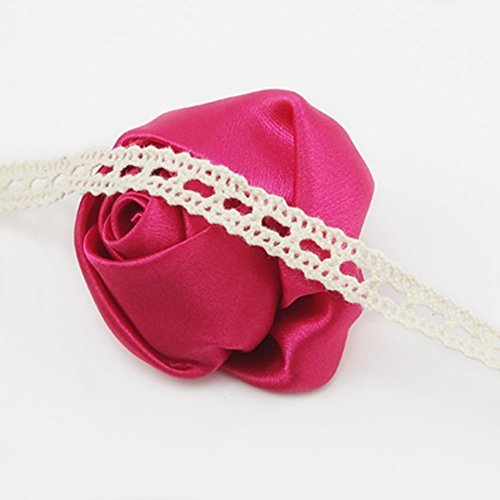 Bluemoon 10 Yards - 10mm Cotton Ribbon lace Trim Dress Lace Trim Cotton Cluny La