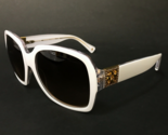Coach Sunglasses HC 8013B L015 Adelle 5044/13 Clear White Crystals Brown... - £59.61 GBP