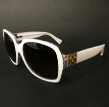 Coach Sunglasses HC 8013B L015 Adelle 5044/13 Clear White Crystals Brown Lenses - £59.61 GBP