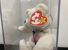 Rare Authenticated *Libearty* Ty Beanie Baby~ Bear~4th Generation~ MWMT!! ~ - £31.32 GBP