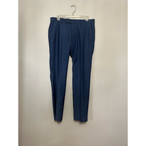 Savile Row Company Mens Brixton Dress Pants Navy Blue Stretch 32x30 New - $18.49