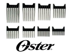 Oster Lucky Dog Adjusta Groom CLIPPER Blade Attachment Guide Guard Comb 8 pc Set - £28.05 GBP