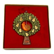 Vintage 1976 Hallmark Twirl About Tree Trimmer Ornament Partridge in a Pear Tree - £7.99 GBP