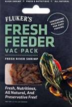 Flukers Fresh Feeder Vac Pack Aquatic Shrimp: Nutritious Treat for Reptiles - $3.95