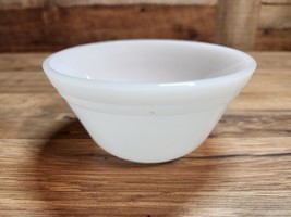 Vintage Federal Glass Oven Ware White Milk Glass Nesting Bowl - Mid Cent... - £10.83 GBP