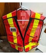  Trail Patrol OFSC branded red and yellow high-visibility safety vest - $5.00