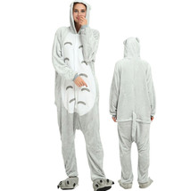 Totoro Adult Kigurumi Animal Onesies Cartoon Pajama Homewear Halloween Cosplay - £20.55 GBP