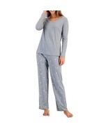 Charter Club Cotton V-Neck Print Pajama Set X SMALL (1001) - £18.57 GBP