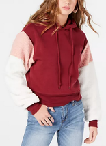 Self Esteem Juniors Faux Fur-Sleeve Sweatshirt, Medium - £15.53 GBP
