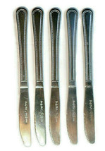 Daily Chef #583 Steak Knives Set of 5 Serrated Cutlery Eating Utensils P... - $384.80 MXN