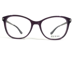 GUESS Gafas Monturas GU2632-S 081 Gris Violeta Gato Ojo Completo Borde 52-17-135 - £40.80 GBP