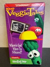 Vtg 1994 VeggieTales VHS Tape Where’s God When I&#39;m S-Scared Big Ideas Family Fun - $16.19