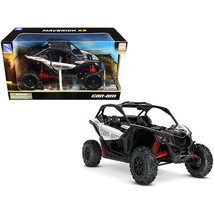 CAN-AM Maverick X3 ATV Hyper Silver and Red 1/18 Diecast Model by New Ray - £28.38 GBP