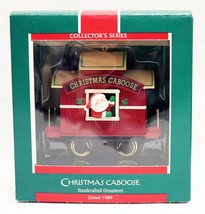 VINTAGE 1989 Hallmark Keepsake Christmas Ornament Christmas Caboose Train - £23.66 GBP