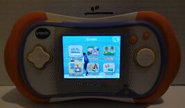 Vtech Mobigo 2 Electronic Handheld Game System Orange Purple Rare Educat... - $49.45