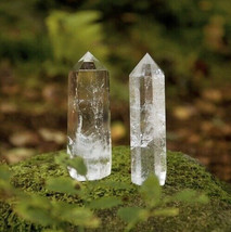 Natural White Quartz Healing Crystal Wands Reiki Obelisk Point Tower Hom... - £23.59 GBP