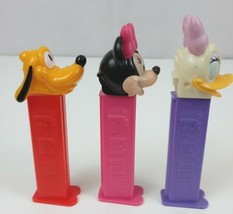 Vintage Lot of 3 Mickey &amp; Friends Pez Dispensers Pluto, Minnie, &amp; Daisy - £8.36 GBP