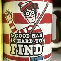 Where’s Waldo Mug Fathers Day Coffee Cup A Good Man Is Hard To Find Husband Gift - £11.18 GBP