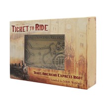 Ticket to Ride Trans America Express Ingot Card Limited Edition Collectible - £22.39 GBP