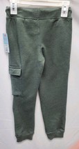 Boys XS (4/5) Gray Cargo Fleece Joggers, Cat & Jack image 3