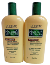 2X Loreal Natures Therapy Mega Strength Fortifying Shampoo 12 Oz. Each - $32.95