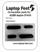 Laptop Feet for Acer Aspire 5741G/5742ser/5747g/5250/51 kit comp (4p. se... - £9.22 GBP