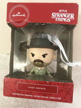 Hallmark Netflix Stranger Things &quot;Chief Hopper&quot; Christmas Ornament ~ New in box - £7.12 GBP