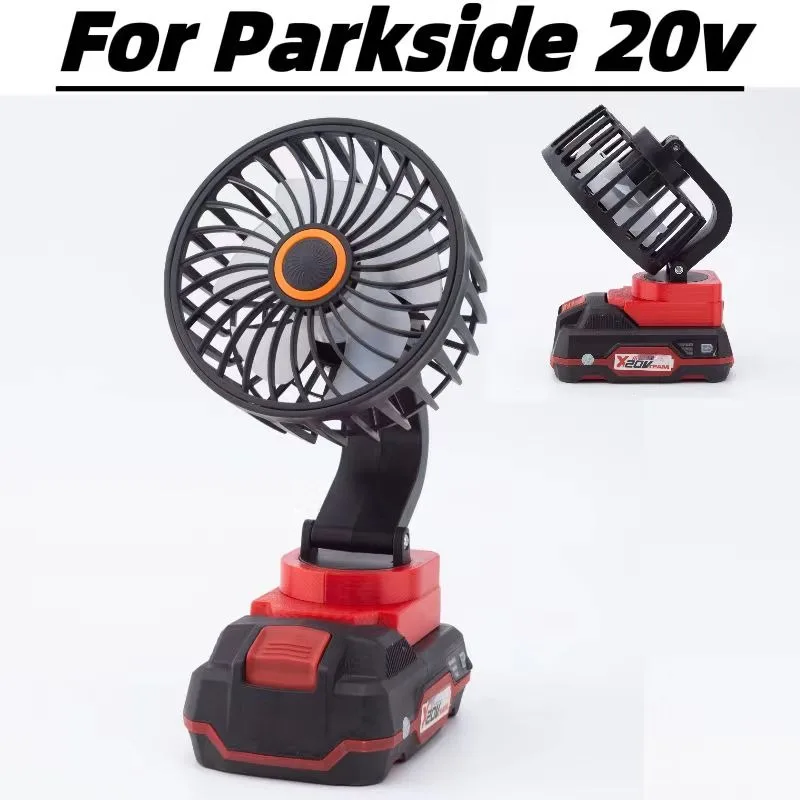 Portable  Fan Cordless For Lidl Parkside X20V Battery Wireless Lightweight Campi - £71.75 GBP