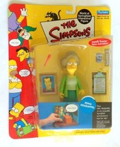 The Simpsons Edna Krabappel World of Springfield Action Figure Playmates... - $22.27