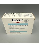 1 Eucerin Advanced Cleansing pH5 Buffer Soap Free Body Bar Dry Sensitive... - $545.93 MXN