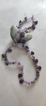 Vintage Amethyst And Ametrine Custom Made Necklace - $125.00