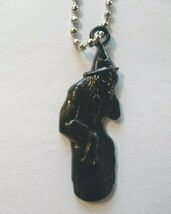 Halloween Plastic Witch Keychain Charm Gothic Spooky Gift Black Creepy V... - $8.90